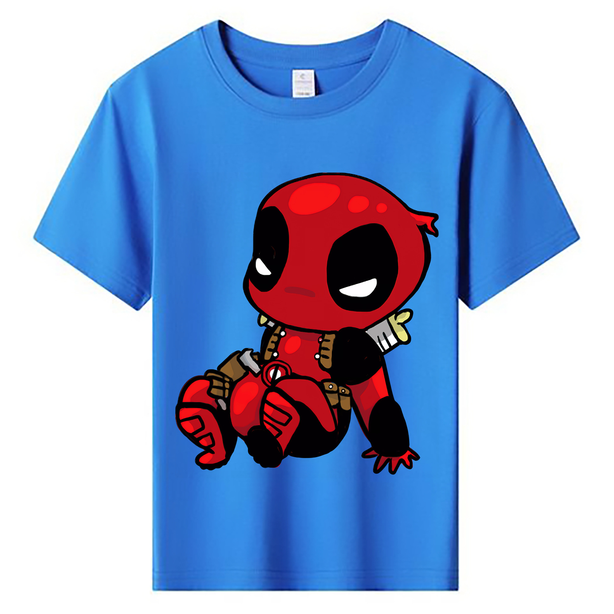 （画像用） Deadpool デッドプール 綿100％キッズTシャツ（フロントプリント）